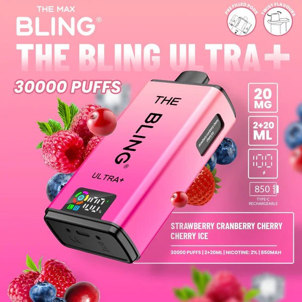 Bling Ultra Plus 30k Vape Kit - Box of 5
