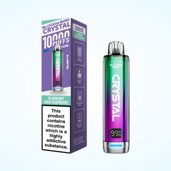 Bloody Bar Crystal 10K In Blueberry Sour Raspberry