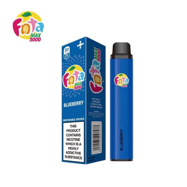 FNTA Max 5000 Disposable Pod 10x Multipack – 20MG | Aroma King