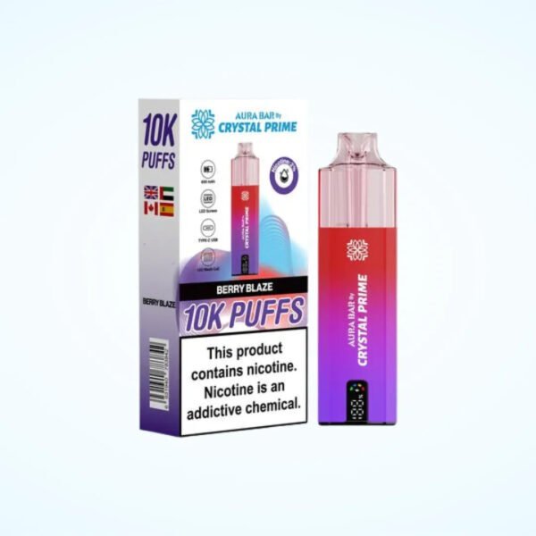 Crystal Prime 10000 Puffs Disposable Vape | Aura Bar Vape
