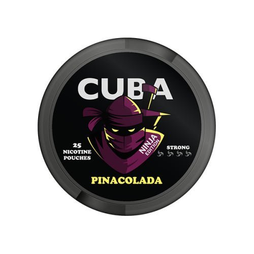 Cuba Ninja Edition Nicotine Pouches Box Of 10 Simbavapeswholesale 850392