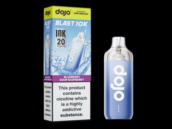 Dojo Blast 10K In Blue Sour Raspberry Flavour