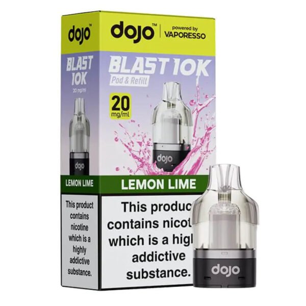 Dojo Blast 10K Replacement Pods In Lemon Lime