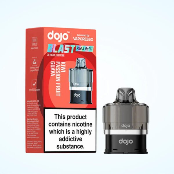 Dojo Blast Replacement Pod In Kiwi Passion Fruit Guava Flavour