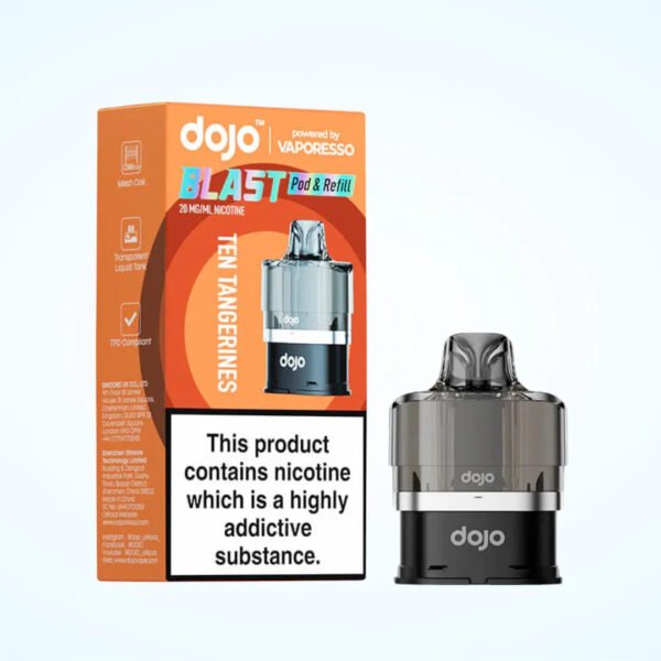 Dojo Blast Replacement Pod In Ten Tangeries Flavour