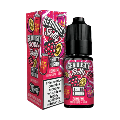 Doozy Seriously Soda Nic Salt 10Ml E Liquids Box Of 10 Theno1Plugshop 639520