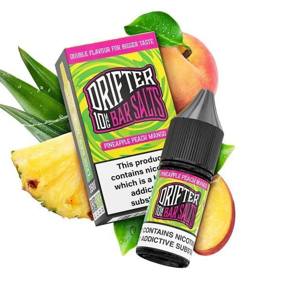 Drifter Bar Nic Salt 10Ml E Liquid Box Of 10 Theno1Plugshop 802637