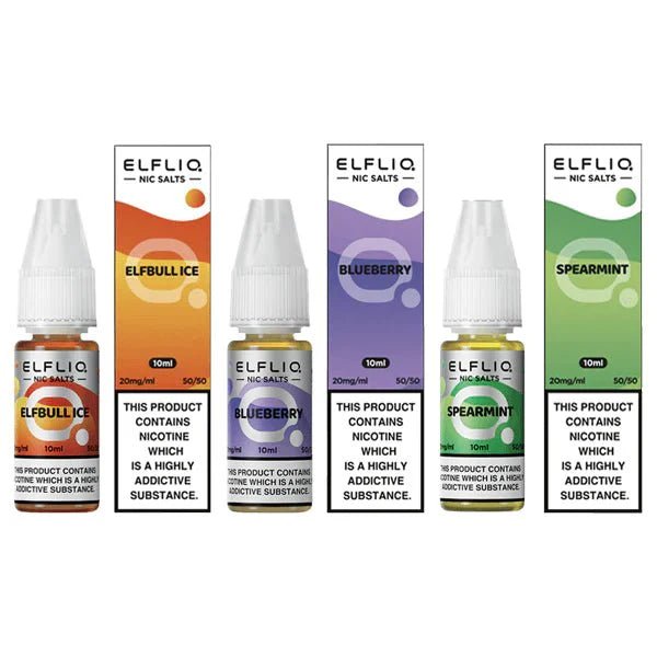 Elf Bar Elfliq 10Ml Nic Salt Pack Of 10 Theno1Plugshop 423724