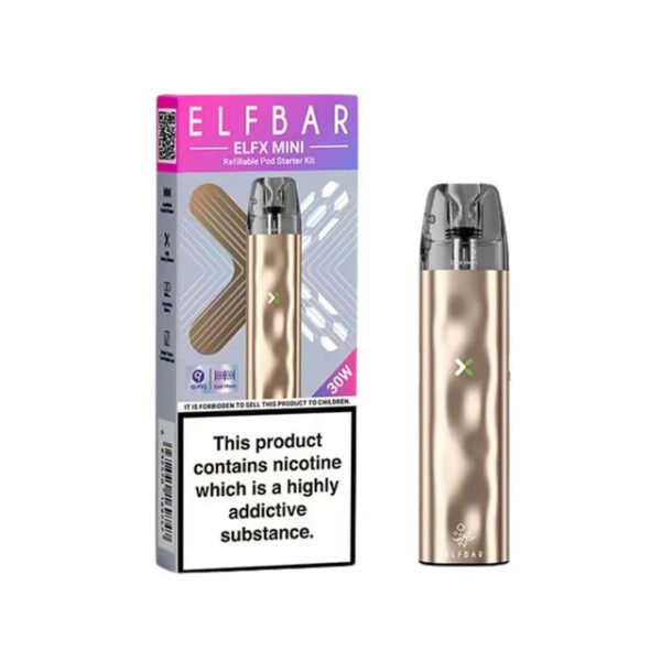Elf Bar Elfx Mini Pod Vape Kit Gold