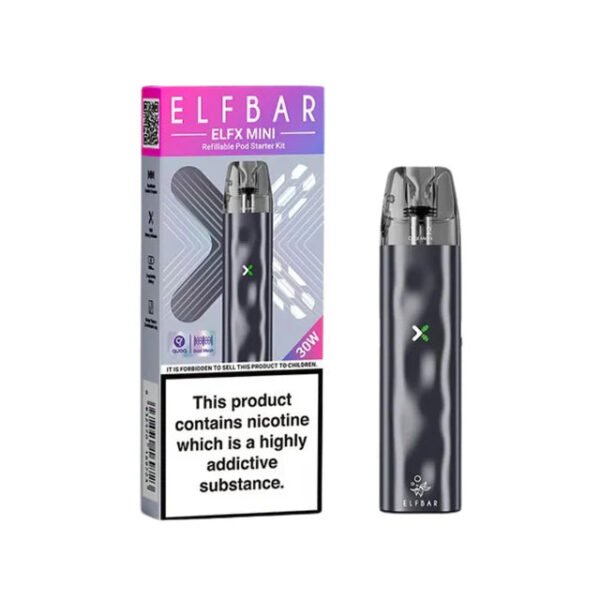 Elf Bar Elfx Mini Pod Vape Kit Grey