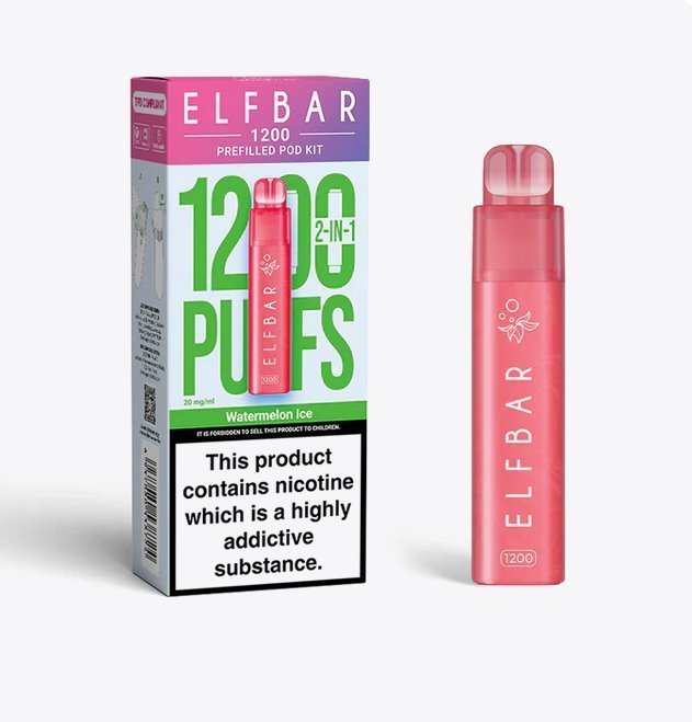 Elfbar 1200 Puffs 2 In 1 Prefilled Pod Kit Vape Wholesale Mcr 178329
