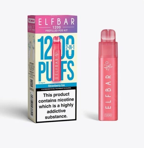 Elfbar 1200 Puffs 2 In 1 Prefilled Pod Kit Vape Wholesale Mcr 231886