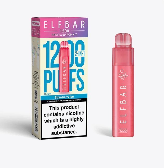Elfbar 1200 Puffs 2 In 1 Prefilled Pod Kit Vape Wholesale Mcr 231886