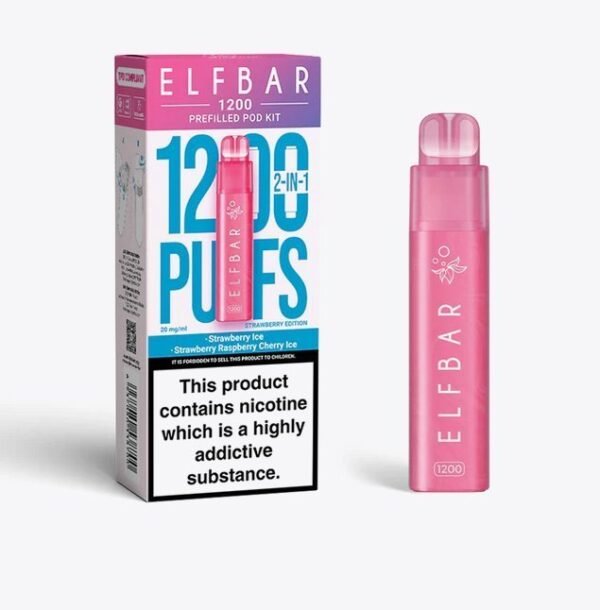 Elfbar 1200 Puffs 2 In 1 Prefilled Pod Kit Vape Wholesale Mcr 388381