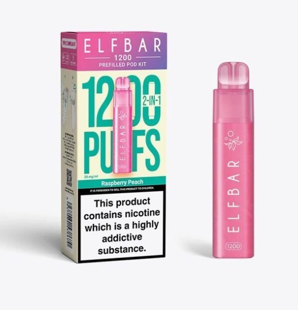 Elfbar 1200 Puffs 2 In 1 Prefilled Pod Kit Vape Wholesale Mcr 409597