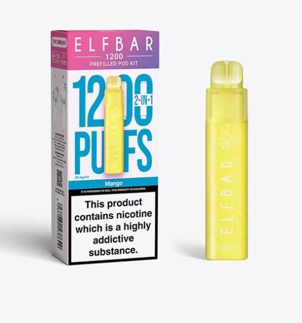 Elfbar 1200 Puffs 2 In 1 Prefilled Pod Kit Vape Wholesale Mcr 421927