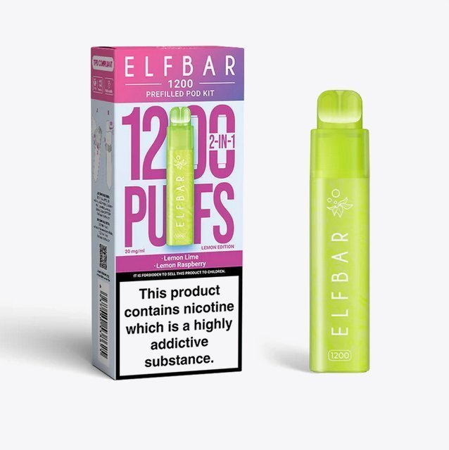 Elfbar 1200 Puffs 2 In 1 Prefilled Pod Kit Vape Wholesale Mcr 470890