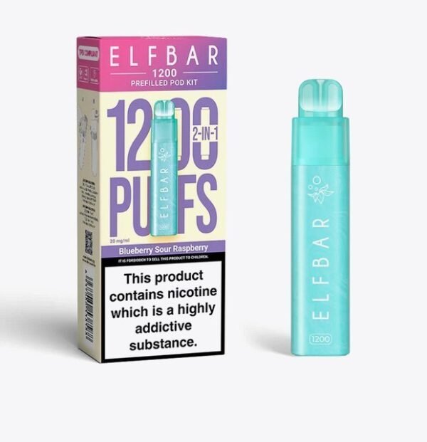 Elfbar 1200 Puffs 2 In 1 Prefilled Pod Kit Vape Wholesale Mcr 498314