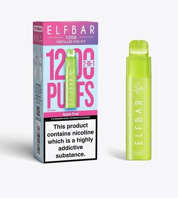 Elfbar 1200 Puffs 2 In 1 Prefilled Pod Kit Vape Wholesale Mcr 518487