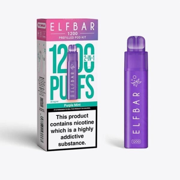 Elfbar 1200 Puffs 2 In 1 Prefilled Pod Kit Vape Wholesale Mcr 519755