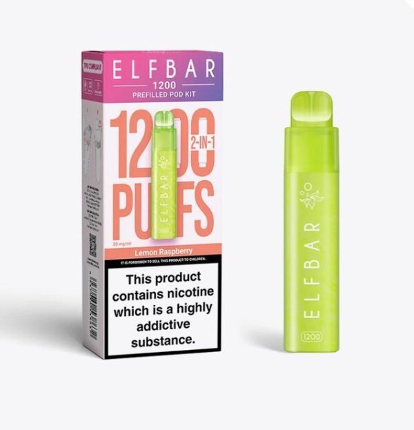 Elfbar 1200 Puffs 2 In 1 Prefilled Pod Kit Vape Wholesale Mcr 927947
