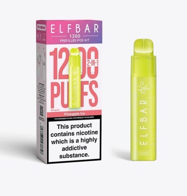 Elfbar 1200 Puffs 2 In 1 Prefilled Pod Kit Vape Wholesale Mcr 959897