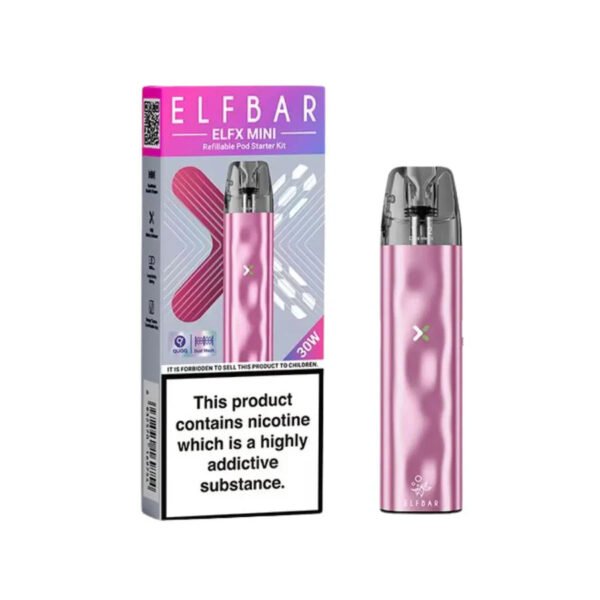 Elfx Mini Prefilled Vape Kit In Pink