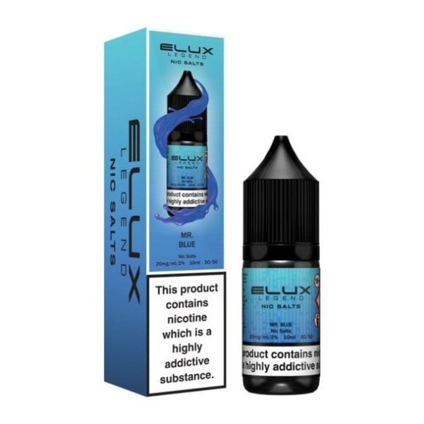 Elux Legend Nic Salts 10Ml E Liquids Box Of 10 Theno1Plugshop 801135