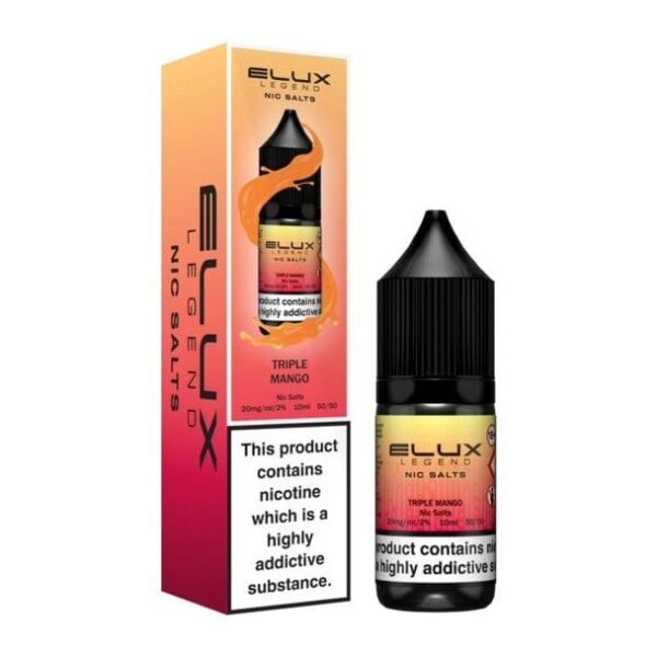 Elux Legend Nic Salts 10Ml E Liquids Box Of 10 Theno1Plugshop 950941