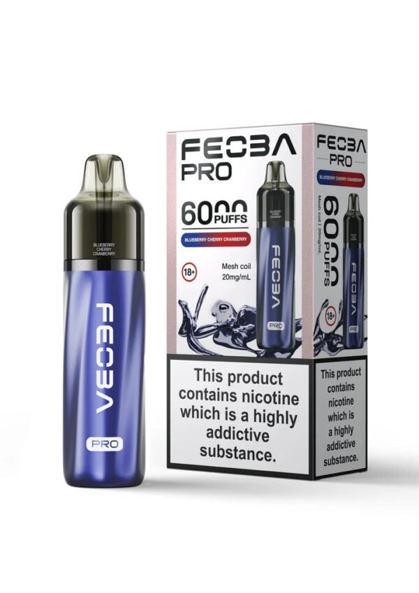 Feoba Pro 6000 Rechargeable prefilled Pod Kit - Box of 5