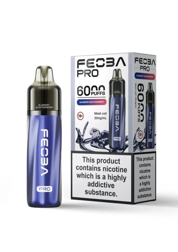 Feoba Pro 6000 Prefilled Vape Kit In Blueberry Sour Raspberry