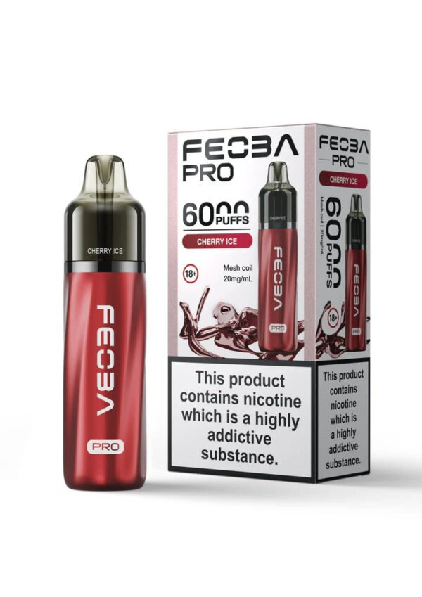 Feoba Pro 6000 Prefilled Vape Kit In Cherry Ice