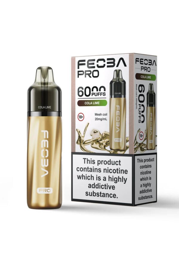 Feoba Pro 6000 Prefilled Vape Kit In Cola Lime