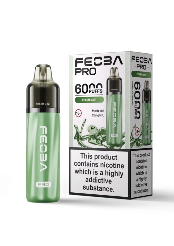 Feoba Pro 6000 Prefilled Vape Kit In Fresh Mint