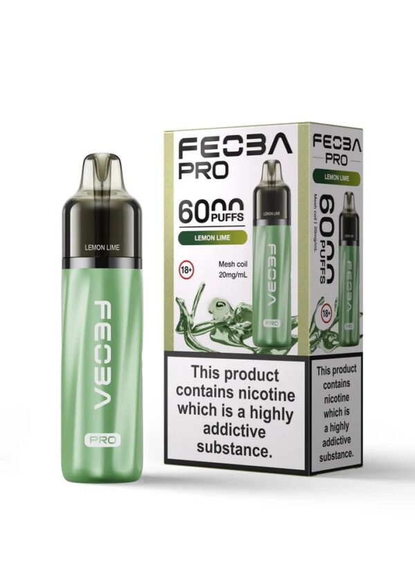 Feoba Pro 6000 Prefilled Vape Kit In Lemon Lime