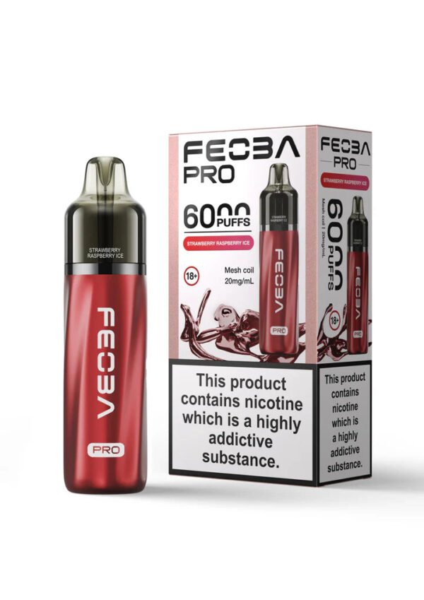 Feoba Pro 6000 Prefilled Vape Kit In Strawberry Raspberry Ice