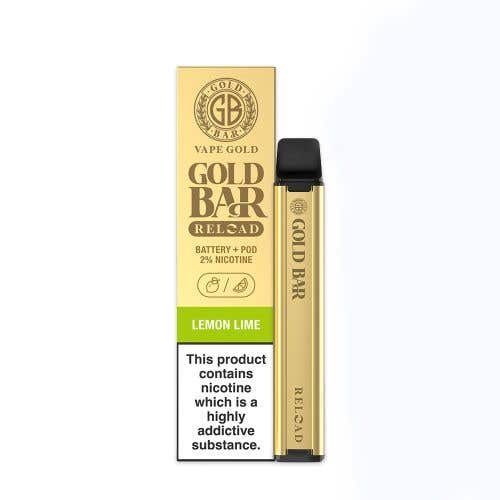 Gold Bar Reload 600 Puffs Prefilled Pod Vape Kit The Vape Giant 668648