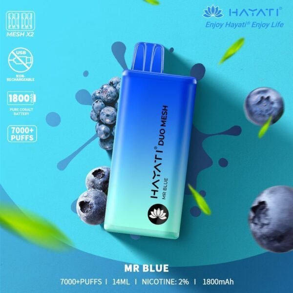Hayati Duo Mesh 7000 Puffs Disposable Vape Pod Box Of 10 Simbavapeswholesale 760700 F1E02546 10D8 43B3 85A1 6E06Bd7Dcbc8