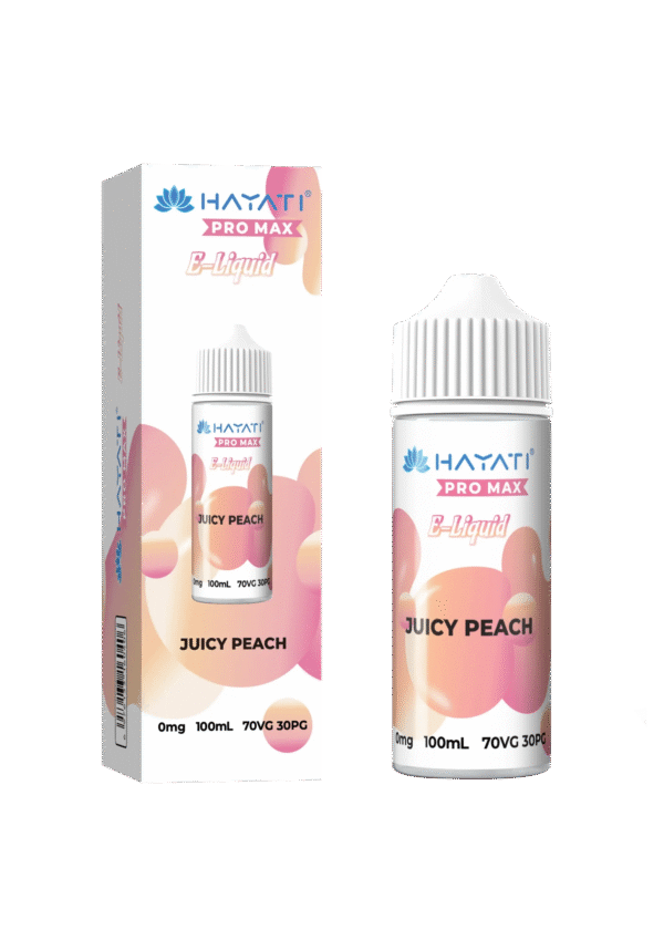 Hayati Pro Max E Liquid 100Ml Shortfill Juicy Peach
