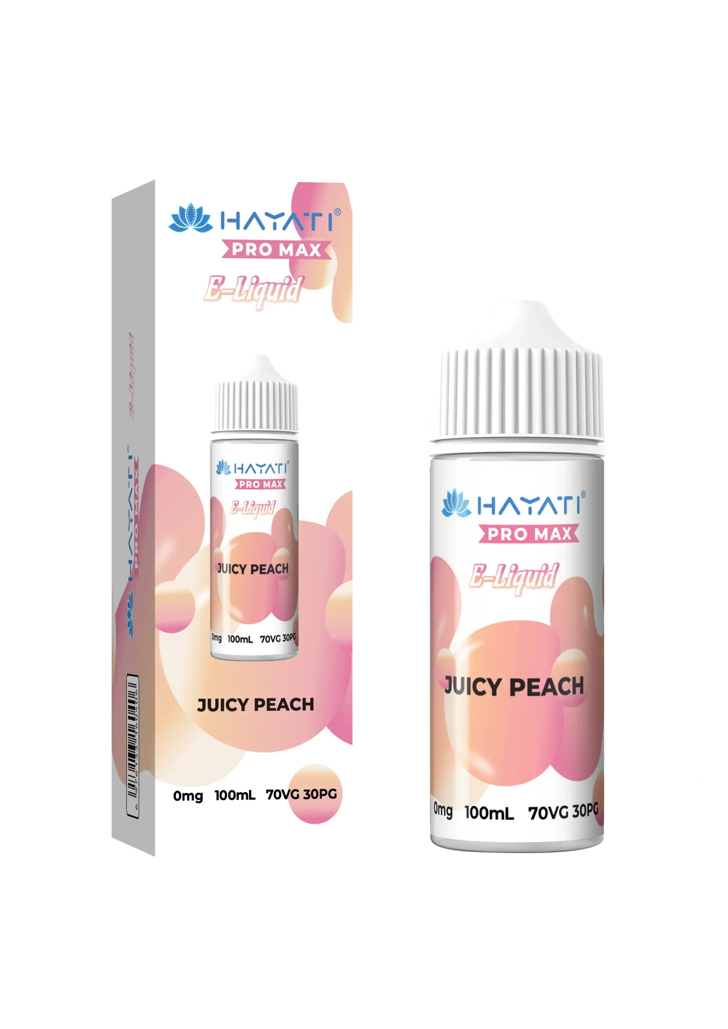 Hayati Pro Max E Liquid 100Ml Shortfill Juicy Peach