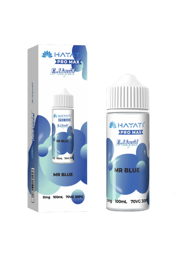 Hayati Pro Max E Liquid 100Ml Shortfill Mr Blue