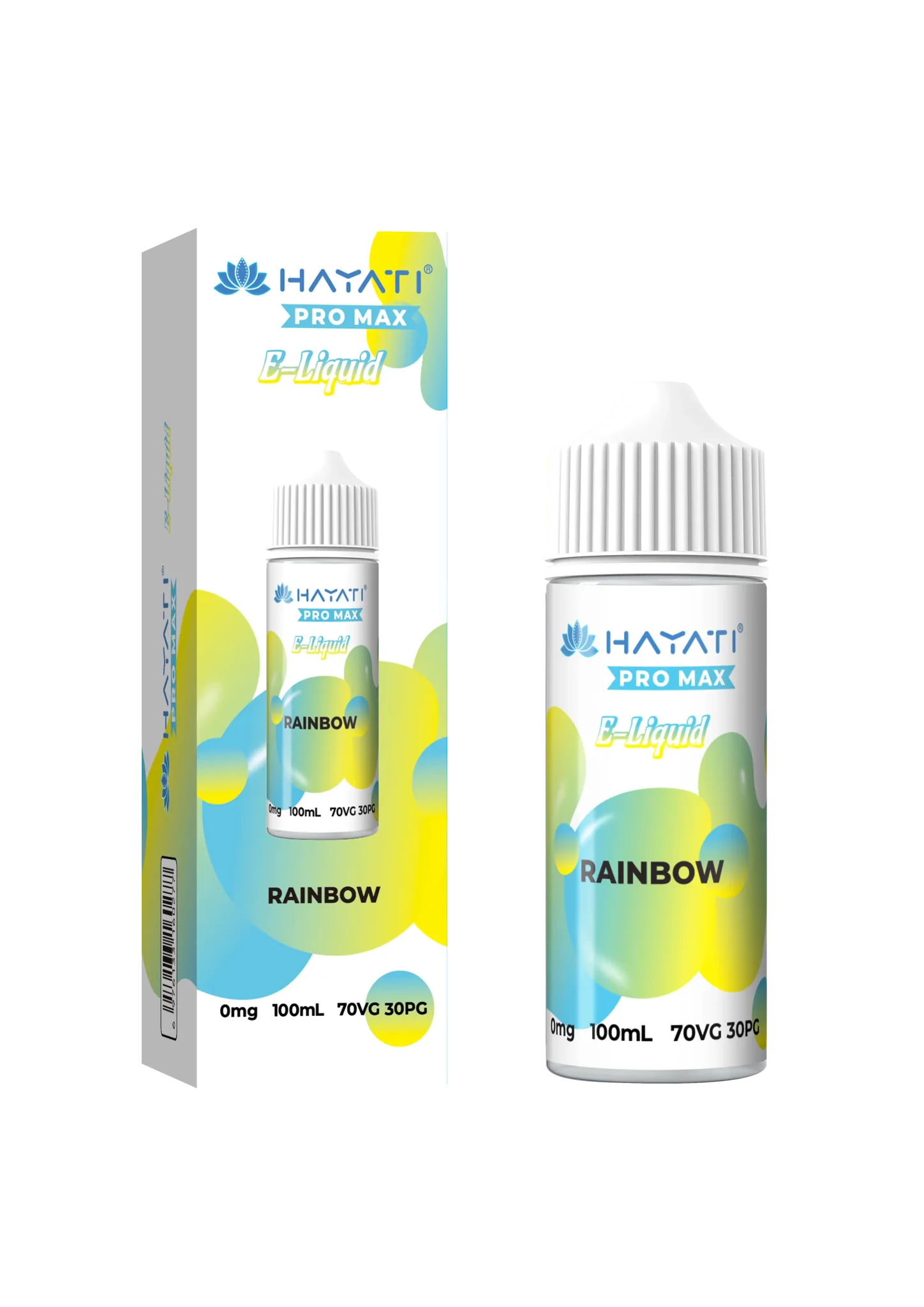 Hayati Pro Max E Liquid 100Ml Shortfill Rainbow