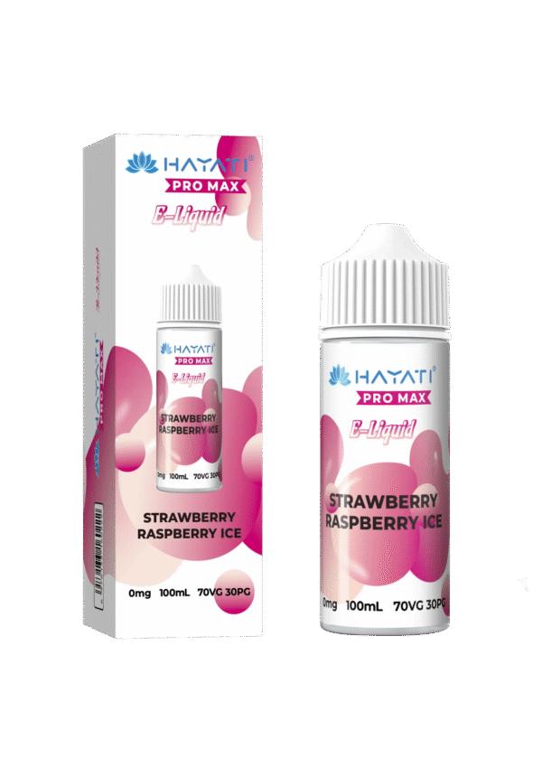 Hayati Pro Max E Liquid 100Ml Shortfill Strawberry Raspberry Ice