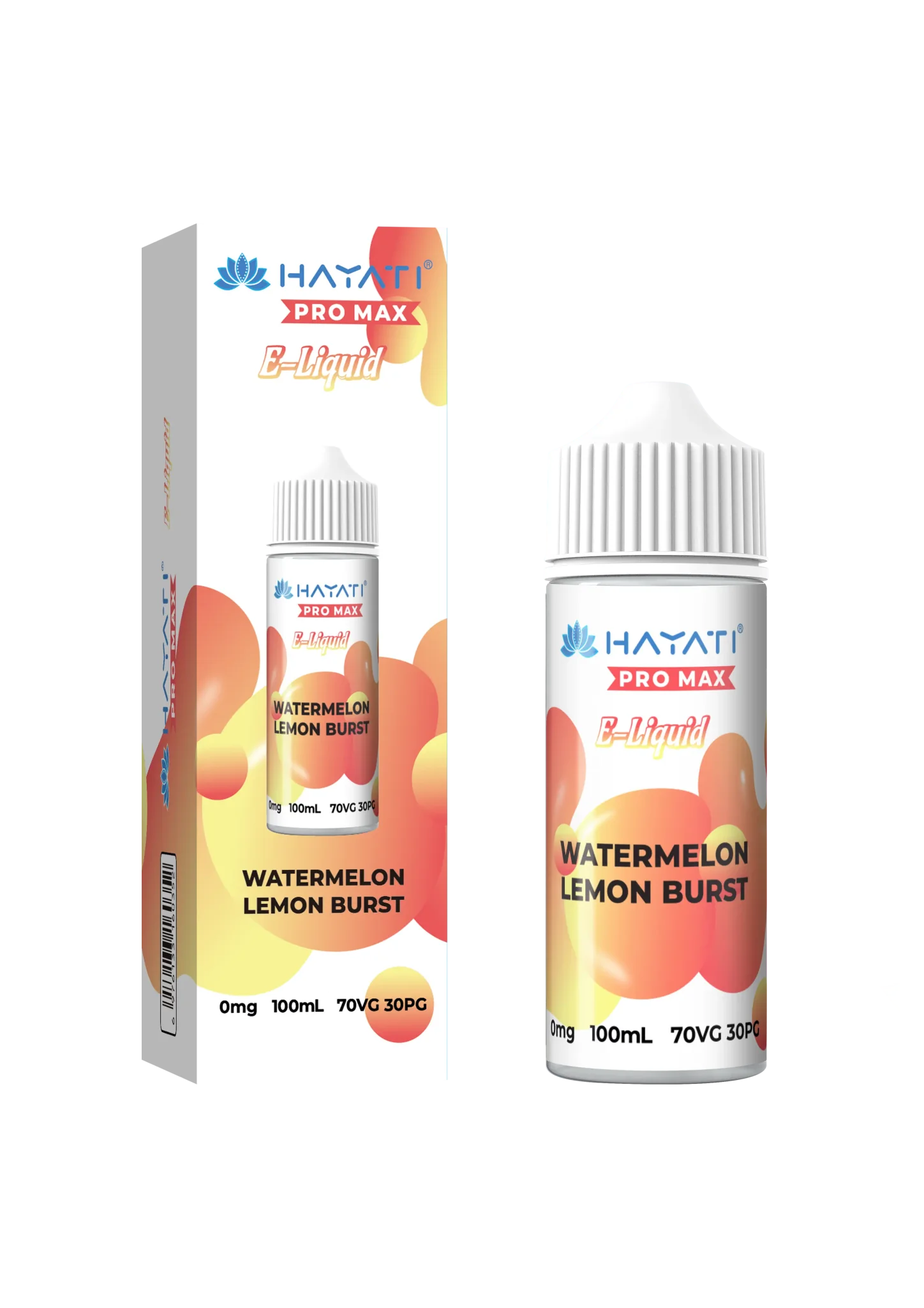 Hayati Pro Max E Liquid 100Ml Shortfill Watermelon Lemon Burst