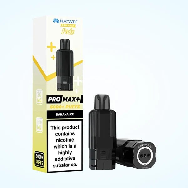 Hayati Pro Max Plus 6000 Rechargeable Replacement Pods (5-Pack)