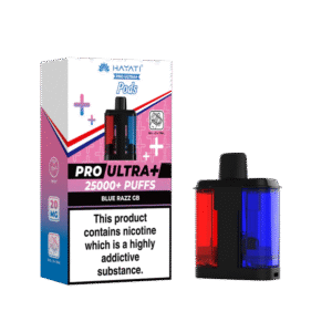 Hayati Pro Ultra Plus 25K Blue Razz Gb Flavored Prefilled Pod