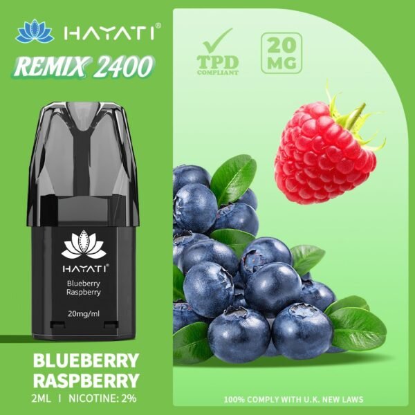 4 in 1 Hayati Remix 2400 Puffs Replacement Pods