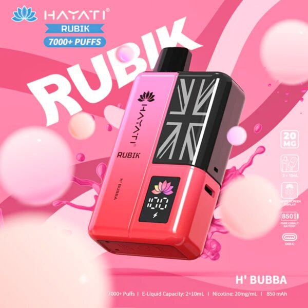 Hayati Rubik 7000 Plus Puffs In H Bubba