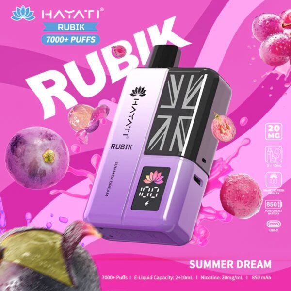 Hayati Rubik 7000 Plus Puffs In Summer Dream
