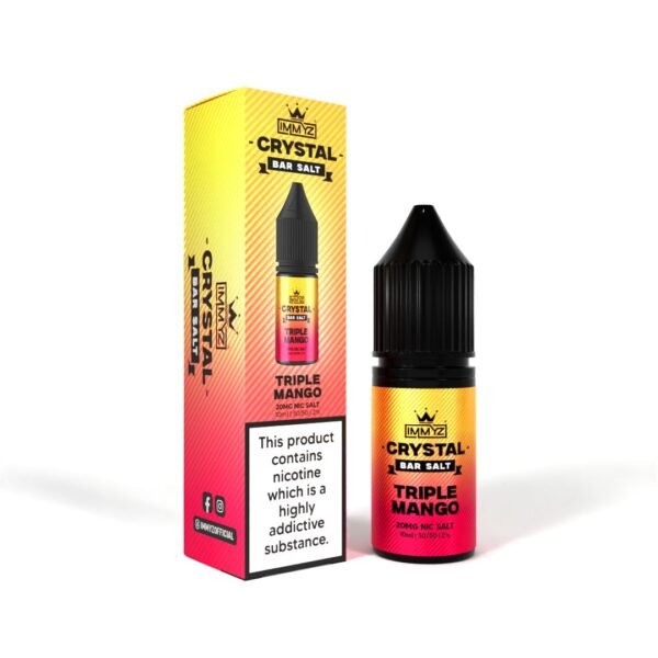 Immyz Crystal Bar Nic Salt 10Ml E Liquid Pack Of 10 Immyz Immyz 627410
